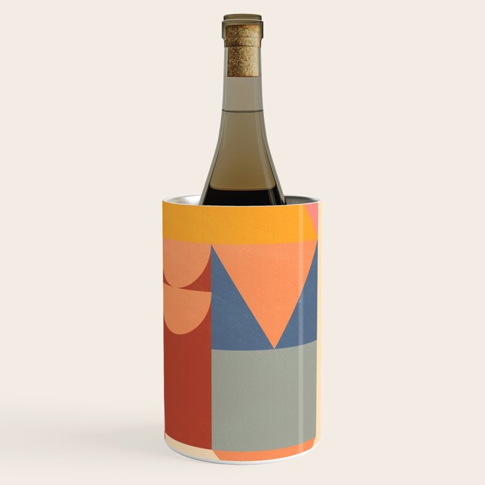 Abstract Geometric Shapes 32 Wine Chiller Gallery Image 3
