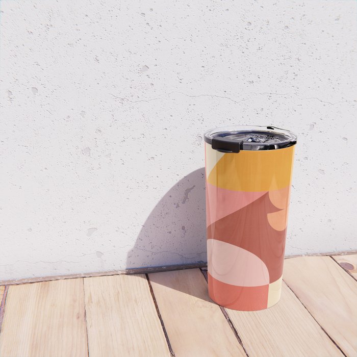 Abstract Geometric Shapes 32 Travel Mug Gallery Image 4