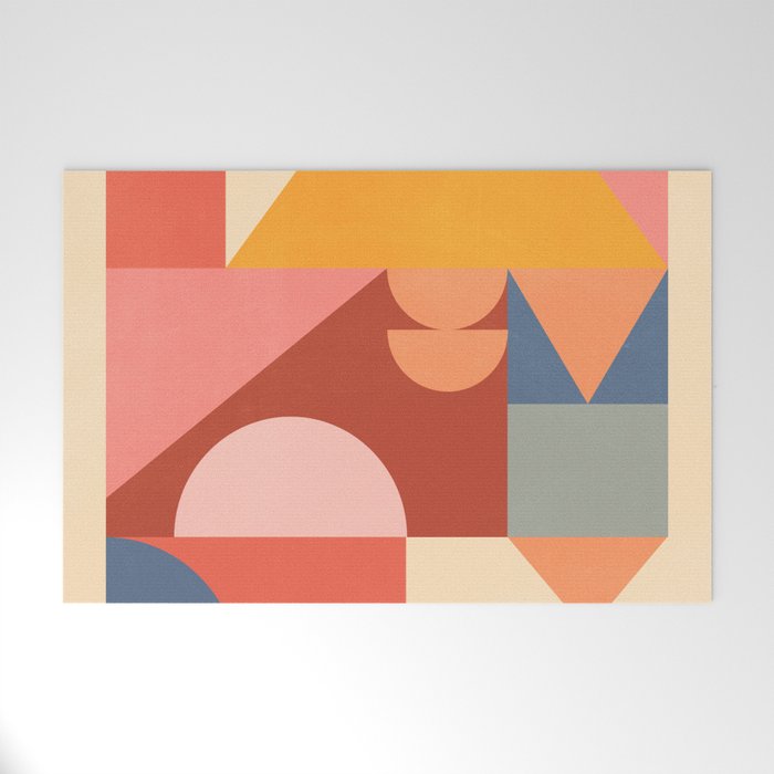 Abstract Geometric Shapes 32 Welcome Mat Gallery Image 1