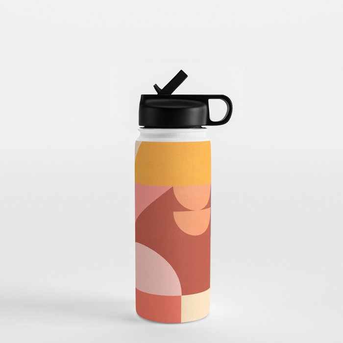 Abstract Geometric Shapes 32 Water Bottle Gallery Image 1