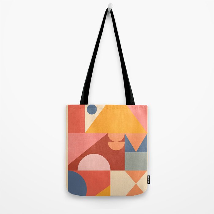 Abstract Geometric Shapes 32 Tote Bag Gallery Image 2