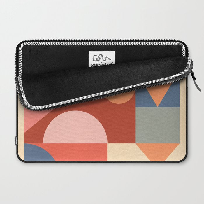 Abstract Geometric Shapes 32 Laptop Sleeve Gallery Image 2