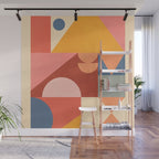 Abstract Geometric Shapes 32 Wall Mural Gallery Image 1