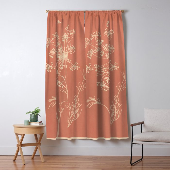 Minimalist Wild Plant 11 Window Curtain Gallery Image 5