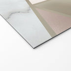 Geometric Art, Rose Gold, Blush Pink, Marble Prints Welcome Mat Gallery Image 2