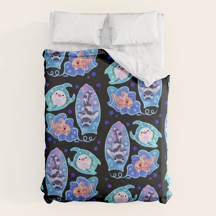 Mermaid's purse (shark egg) Duvet Cover Gallery Image 1