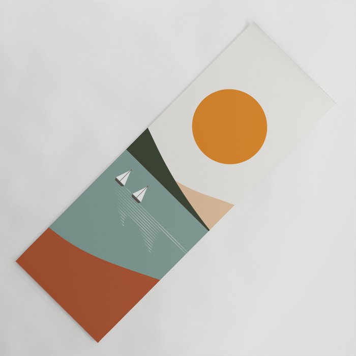 Cat Landscape 81 Yoga Mat Gallery Image 1