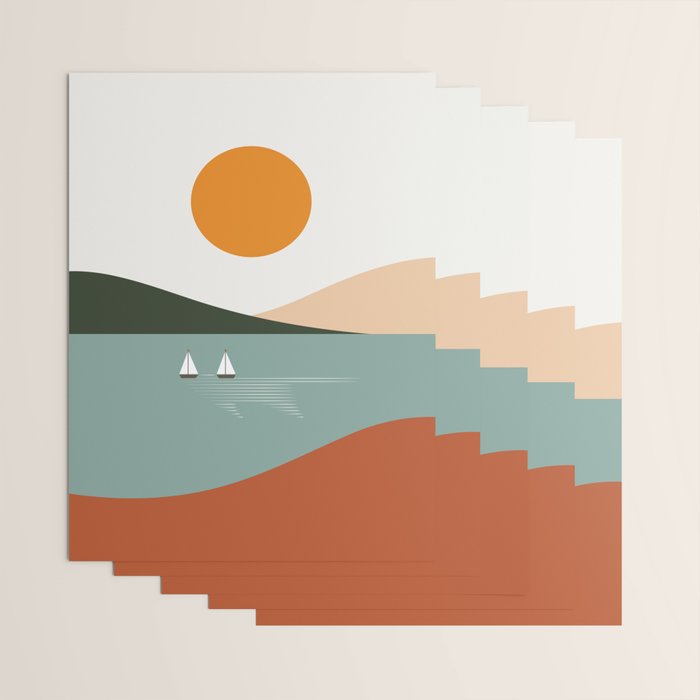 Cat Landscape 81 Wrapping Paper Gallery Image 3