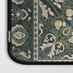 Ornamental Ethnic Bohemian Pattern VIII Emerald Gold Laptop Sleeve Gallery Image 3