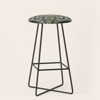 Ornamental Ethnic Bohemian Pattern VIII Emerald Gold Stool Gallery Image 1