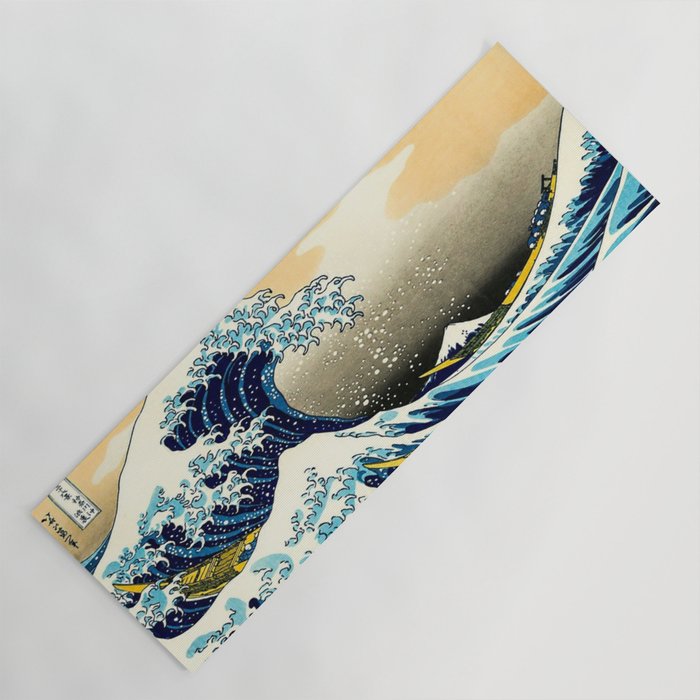 The Great Wave Off Kanagawa,No.3, Yoga Mat Gallery Image 1