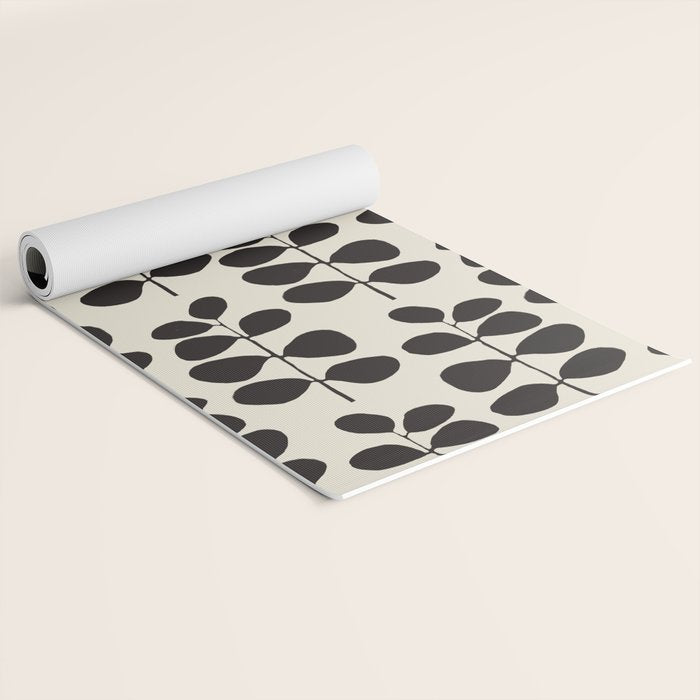 Branch silhouette Yoga Mat Gallery Image 2