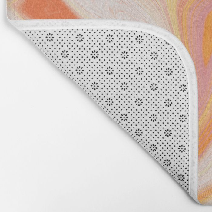 orange marble Bath Mat Gallery Image 2