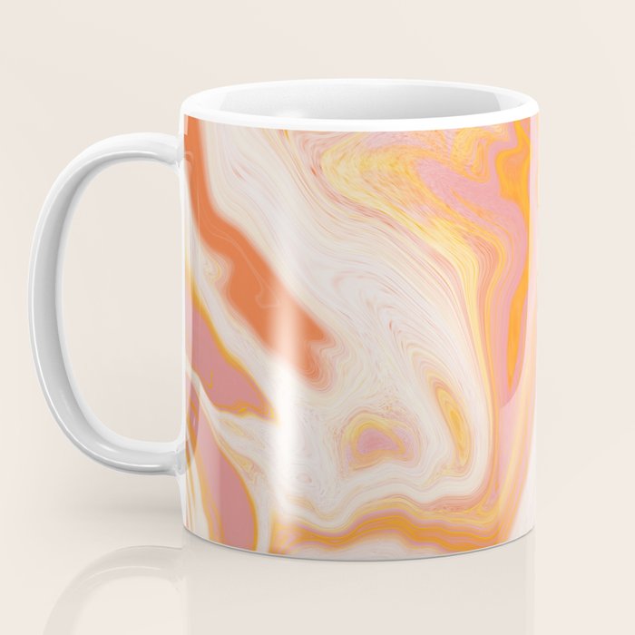 orange marble Coffee Mug Gallery Image 3