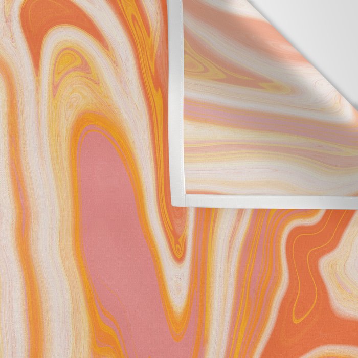 orange marble Wall Tapestry Gallery Image 3