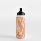 orange marble Water Bottle Gallery Image 2