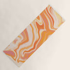 orange marble Yoga Mat Gallery Image 1