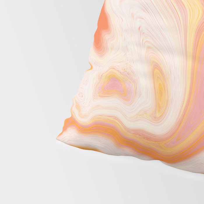 orange marble Pillow Sham Gallery Image 4