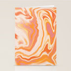 orange marble Stationery Card Gallery Image 2