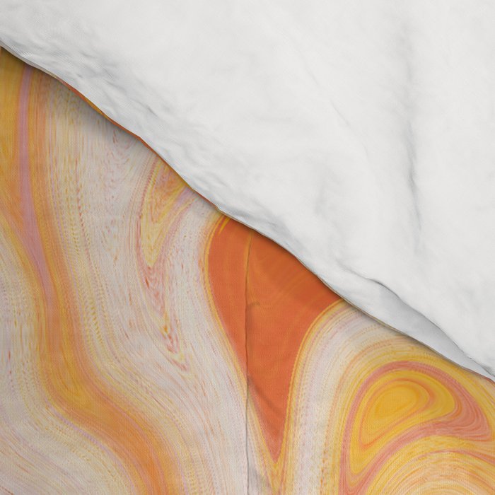 orange marble Comforter Gallery Image 4