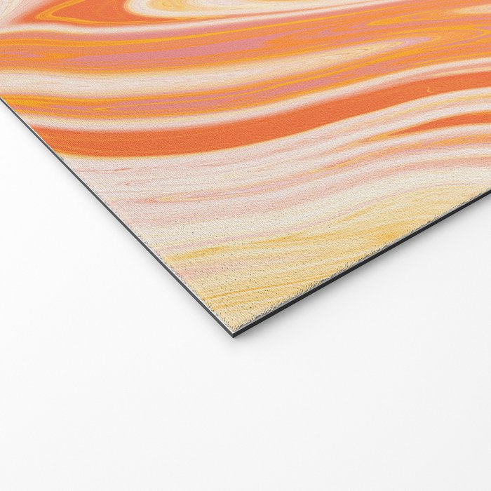 orange marble Welcome Mat Gallery Image 2