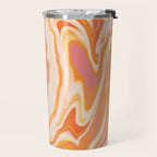 orange marble Travel Mug Gallery Image 2