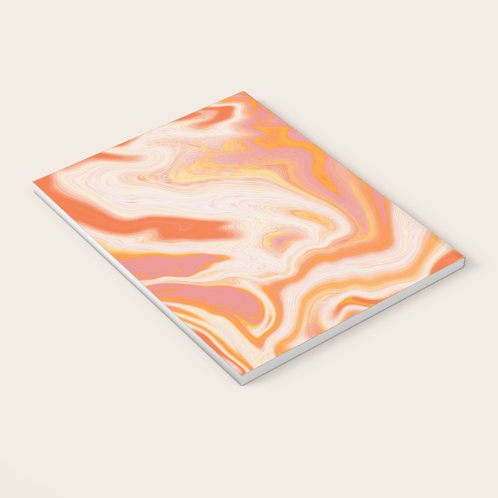 orange marble Notebook Gallery Image 3