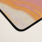 orange marble Desk Mat Gallery Image 4