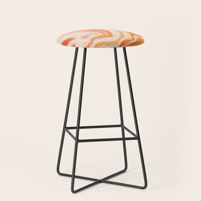 orange marble Stool Gallery Image 1