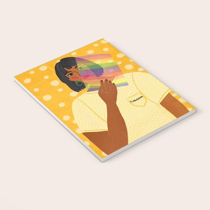 Pride Rainbow  Portrait Notebook Gallery Image 3