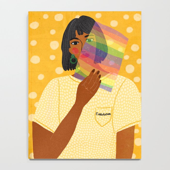 Pride Rainbow  Portrait Notebook Gallery Image 4