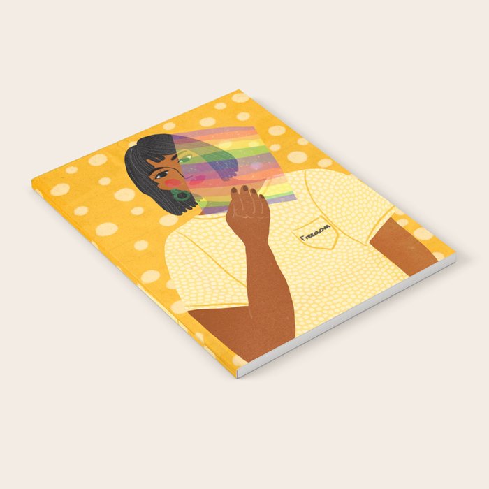 Pride Rainbow  Portrait Notebook Gallery Image 2
