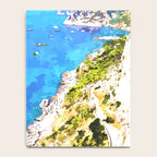 Capri Islands | Tropical Travel Summer Island | Ocean Sea Beach Swim Sail Painting  Notebook Gallery Image 4