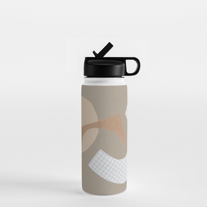 Three Shapes #1 Water Bottle Gallery Image 1