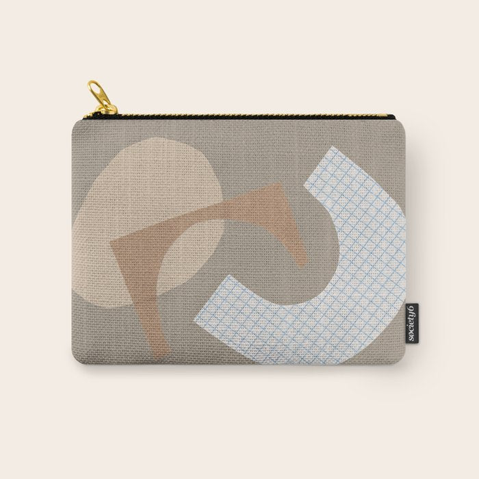 Three Shapes #1 Carry All Pouch Gallery Image 1