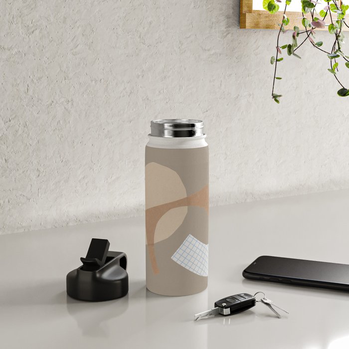 Three Shapes #1 Water Bottle Gallery Image 4