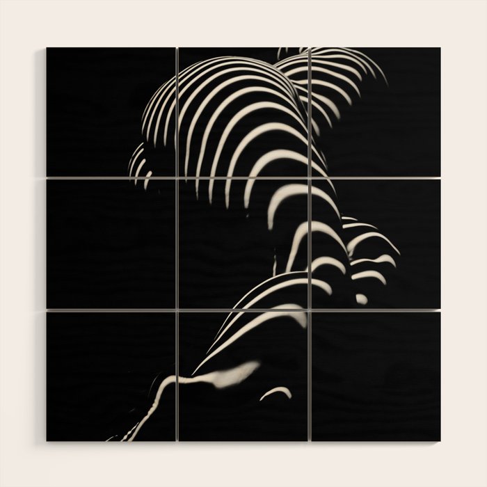 0774-AR BBW Sensual Legs Hips and Ass of a Large Woman Big Beautiful Art Nude Black and White Wood Wall Art Gallery Image 1