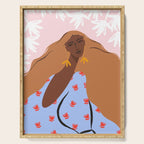 Woman Looking Back Serving Tray Gallery Image 1