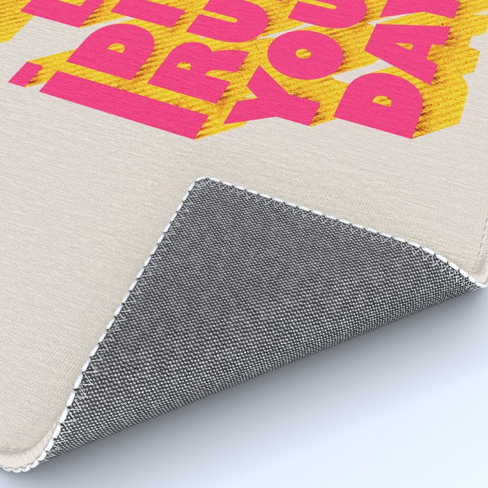 Don't let idiots ruin your day - typography Rug Gallery Image 4