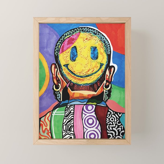 Smiley Mini Art Print Gallery Image 1