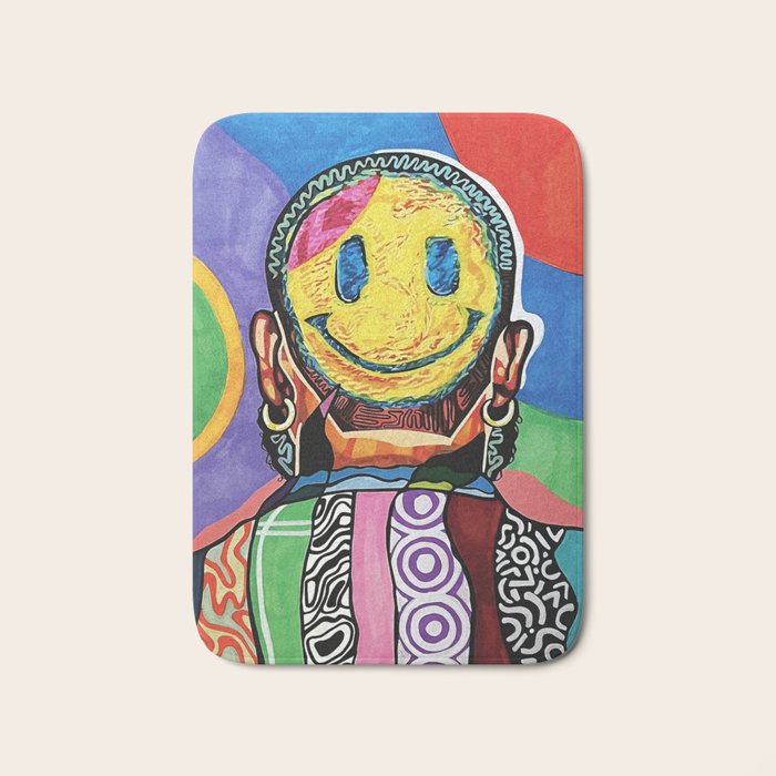 Smiley Bath Mat Gallery Image 1