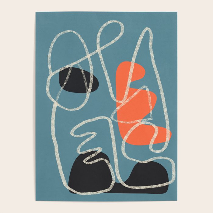Organic Minimalist Layers 5 Poster Gallery Image 1