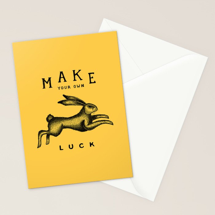 MAKE YOUR OWN LUCK Stationery Card Gallery Image 2