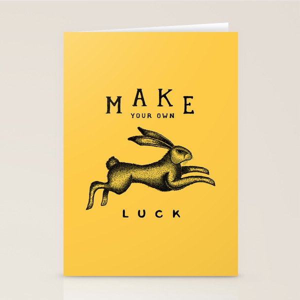 MAKE YOUR OWN LUCK Stationery Card Gallery Image 2