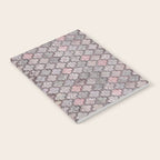 Vintage Moroccan Tiles Grey, Blush And Smoke Pink Notebook Gallery Image 2