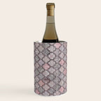 Vintage Moroccan Tiles Grey, Blush And Smoke Pink Wine Chiller Gallery Image 3
