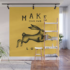 MAKE YOUR OWN LUCK Wall Mural Gallery Image 1