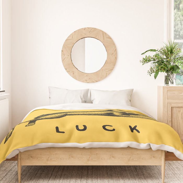 MAKE YOUR OWN LUCK Duvet Cover Gallery Image 3