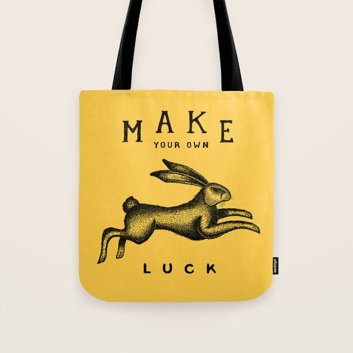 MAKE YOUR OWN LUCK Tote Bag Gallery Image 1