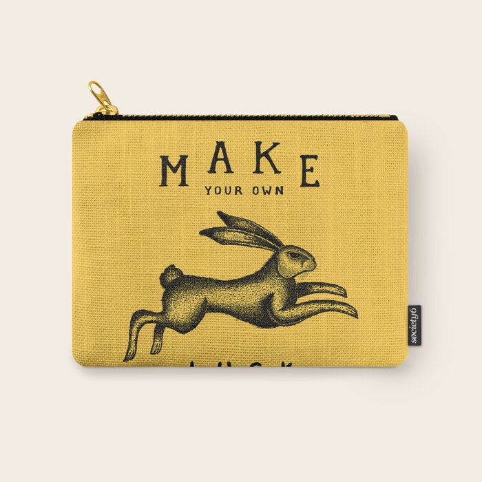 MAKE YOUR OWN LUCK Carry All Pouch Gallery Image 1